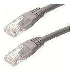 ITK Коммутационный шнур (патч-корд), кат.5Е UTP, LSZH, 1м, серый (PC01-C5EUL-1M) фото 1
