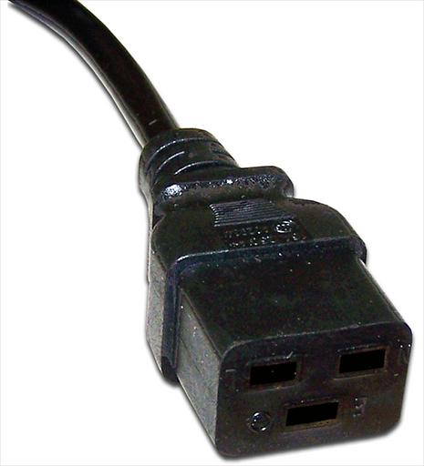 Шнур питания C19-C20, 3х1.5, 220В, 16А, черный, 3 метра (LAN-PP19/20-3.0-BK) фото 3