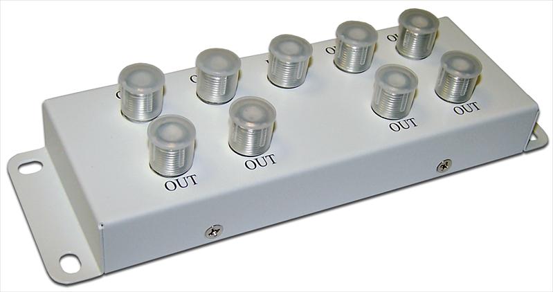 Сплиттер TV-сигнала, 1х8 (LAN-HCS-TV1X8) фото 1