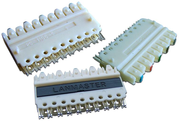 Блок 5-парный 110 типа для кросса (LAN-S110C-5) фото 1