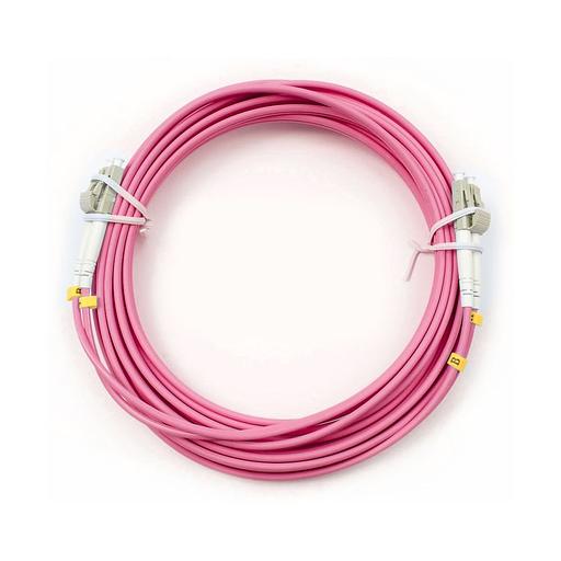 Cabeus FOP-50-OM4-LC-LC-5m Шнур оптический duplex LC-LC 50/125 mm OM4 5м LSZH (FOP-50-OM4-LC-LC-5m) фото 1