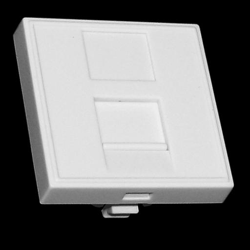 Вставка 45х45мм со шторкой для Кейстоуна (TWT-SIP-23N-WH) фото 1