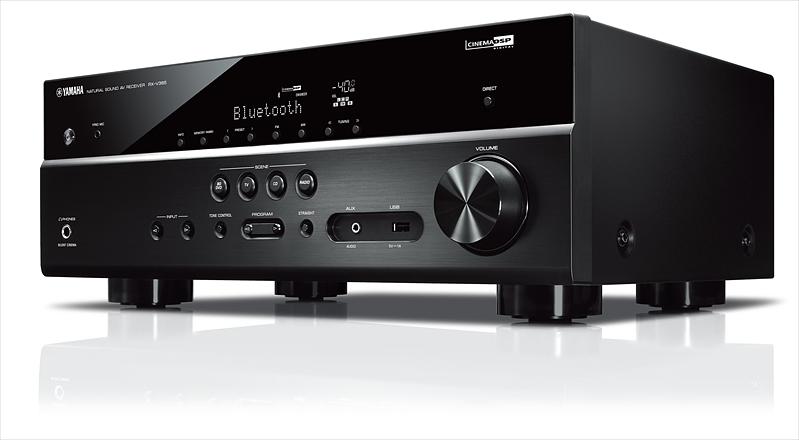 Yamaha RX-V385 BLACK //F 5.1-канальный AV-ресивер с поддержкой Bluetooth® с полностью дискретной конфигурацией и высококачественными ЦАП (ARXV385BLF) фото 1