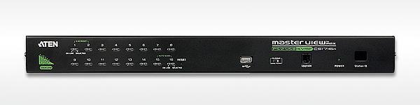 Переключатель электронный ATEN 16-Port PS/2-USB VGA KVM Switch with Daisy-Chain Port and USB Peripheral Support (CS1716A-AT-G) фото 1