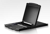 Квм консоль ATEN 19" 16-Port PS/2-USB VGA Dual Rail LCD KVM Switch (CL5816N-ATA-RG) фото 1