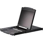 Kvm переключатель ATEN 19" 8-Port PS/2-USB VGA Dual Rail LCD KVM Switch (CL5808N-ATA-RG) фото 2