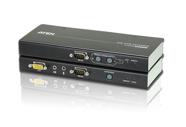 Квм удлинитель ATEN USB VGA/Audio Cat 5 KVM Extender (1280 x 1024@200m) (CE750A-AT-G) фото 1