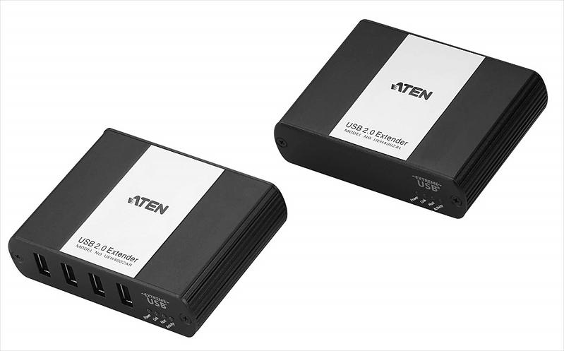 Удлинитель usb ATEN 4-Port USB 2.0 CAT 5 Extender (UEH4002A-AT-G) фото 1