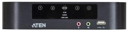 Квм перевключатель ATEN 4-Port USB3.0 4K DisplayPort Dual Display KVM switch (CS1944DP-AT-G) фото 2