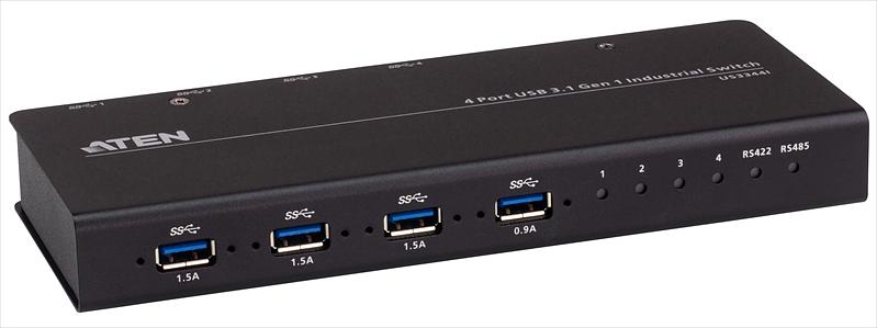 Usb коммутатор ATEN 4 x 4 USB 3.2 Gen 1 Industrial Hub Switch (US3344I-AT) фото 3