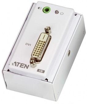 Удлинитель ATEN DVI Over Cat 5 Extender with MK Wall Plate W/EU ADP, (VE607-AT-G) фото 2