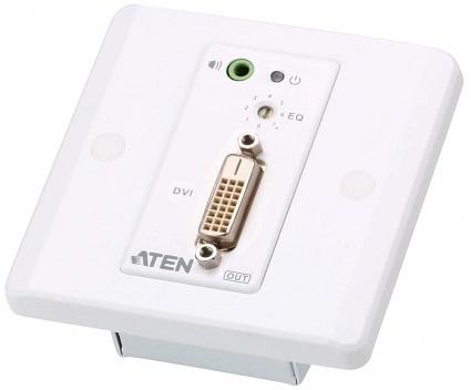 Удлинитель ATEN DVI Over Cat 5 Extender with MK Wall Plate W/EU ADP, (VE607-AT-G) фото 3