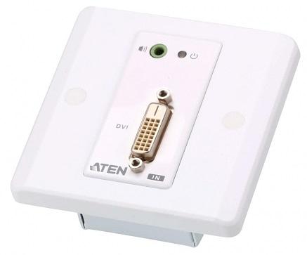Удлинитель ATEN DVI Over Cat 5 Extender with MK Wall Plate W/EU ADP, (VE607-AT-G) фото 5