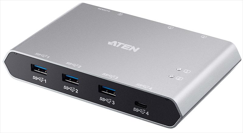 Usb переключатель ATEN 2-Port USB-C Gen 2 Sharing Switch with Power Pass-through (US3342-AT) фото 1