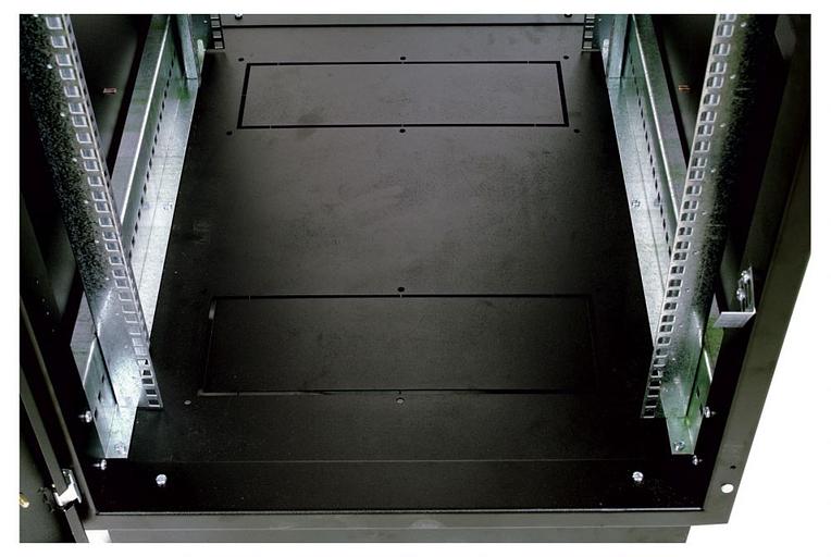Шкаф телекоммуникационный напольный 18U (600x800) дверь стекло, цвет чёрный (ШТК-М-18.6.8-1ААА-9005) фото 3