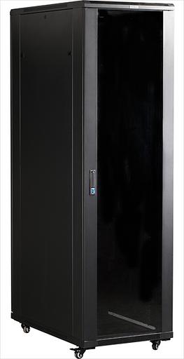 Шкаф 19" Business, 42U 800x1200, черный, передняя дверь стекло, задняя дверь распашная металл (TWT-CBB-42U-8x12-G1) фото 3