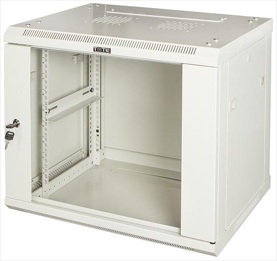 Шкаф настенный серии Pro, 4U 600x450, стеклянная дверь (TWT-CBWPG-4U-6x4-GY) фото 1
