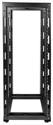 Стойка телекоммуникационная универсальная 24U двухрамная, цвет черный (СТК-24.2-9005) фото 2