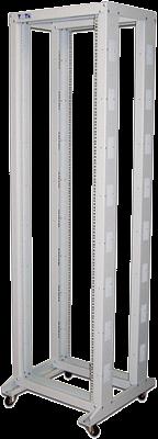 Стойка двухрамная 33U, 600x800, серая (TWT-RACK2-33U-6x8) фото 1