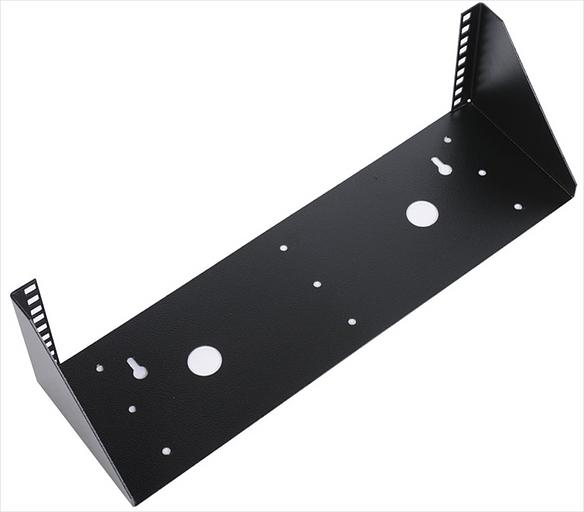 Кронштейн телекоммуникационный настенный вертикальный 3U, цвет черный (КНО-В-3U-9005) фото 3