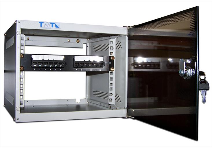 Задняя фальш панель для шкафа 10" Lite, 9U (TWT-CBW10-FPB-9U) фото 2