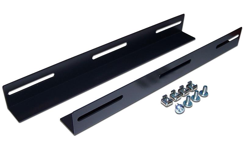 Держатели тяжелого оборудования для шкафов глубиной 1000 мм, 2 шт., черные (TWT-CB-HLDR-10) фото 1