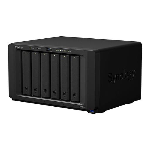 Система хранения данных Synology QC2,2GhzCPU/4GbDDR4(upto32)/RAID0,1,10,5,6/upto 6hot plug HDD SATA(3,5' or 2,5')(upto16 with 2xDX517)+2 M.2 slots 2280/3xUSB3.2/4GigE(+1Expslot)/iSCSI/2xIPcam(upto40)/1xPS/3YW (DS1621+) фото 2