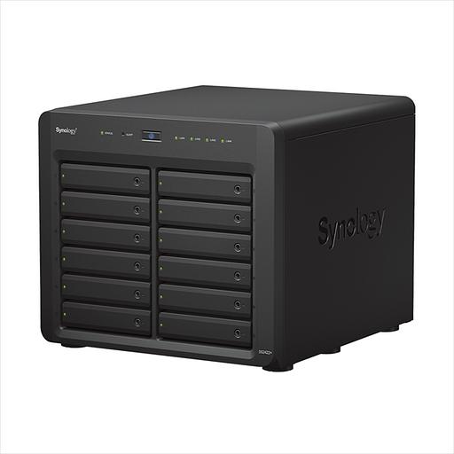 Система хранения данных Synology QC2.2GHz CPU/4GB(up to 32GB)/RAID 0,1,5,6,10/up to 12 SATA SSD/HDD (3.5" or 2.5") (up to 24 with 1xDX1222), 2xUSB3.0, 4xGbE(+1Expslot),iSCSI, 2xIPcam(upto40)/1xPS/3YW' (DS2422+) фото 2