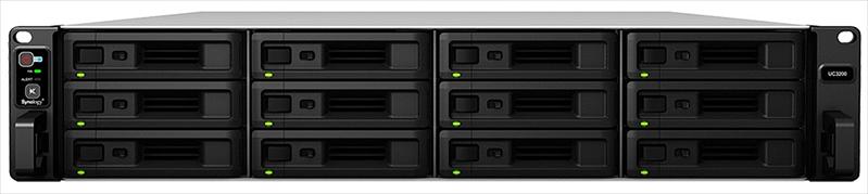 Система хранения данных Synology Rack 2U ISCSI Unified DualCont Array (QC2,4GhzCPU/8Gbupto64/2x1GbE+1x10GbE(+1xExpSlot) per controller)(upto12 2,5"/3,5"SASupto36with 2xRXD1219SAS),RAIDBasic,JBOD,0,1,5,10,F1/2xRPS/norail/5YW (UC3200) фото 1