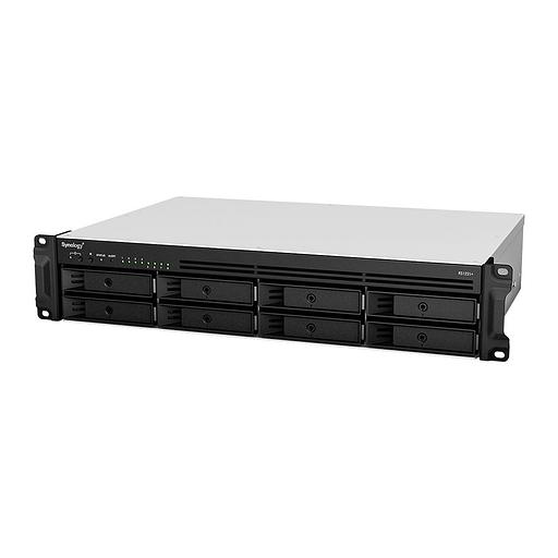 Система хранения данных Synology Rack 2U, QC2.2GHzCPU/4GbDDR4(upto32)/RAID0,1,5,6,10/upto 8 hot plug HDDs SATA(3,5'or2,5')(upto 12 with RX418)/2xUSB3.2/1eSATA/iSCSI/4xGbE(+1Expslot)/2xIPcam(upto 40)/norail repl RS1219+ (RS1221+) фото 2
