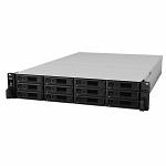 Полка расширения для схд Synology Expansion Unit (Rack 2U) for RS4021xs+,RS3621RPxs,RS3621xs+,RS2418+/ up to 12hot plug HDDs SATA(3,5' or 2,5')/1xPS incl Cbl (RX1217) фото 2