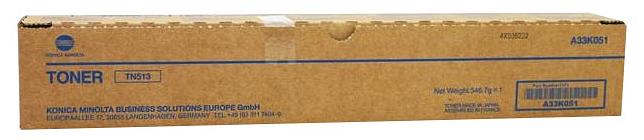 Расходные материалы к принтерам Konica Minolta TN-513 Toner Black (A33K051) фото 1