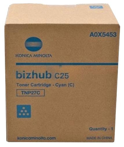 Расходные материалы к принтерам Konica Minolta TNP-27C Toner Cartridge C (A0X5453) фото 1