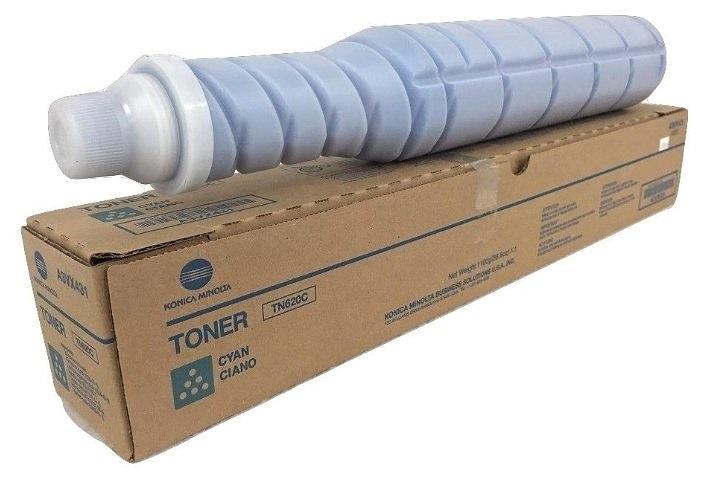 Konica Minolta Тонер-картридж TN620C голубой для C1060L аналог A3VX45J (A3VX451) фото 1