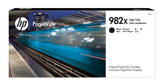 Cartridge HP 982X для PageWide Enterprise 780/785/765, черный (20 000 стр.) (T0B30A) фото 1