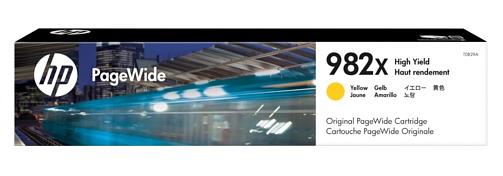 Cartridge HP 982X для PageWide Enterprise 780/785/765, желтый (16 000 стр.) (T0B29A) фото 1