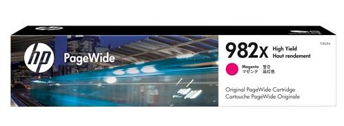 Cartridge HP 982X для PageWide Enterprise 780/785/765, пурпурный (16 000 стр.) (T0B28A) фото 1