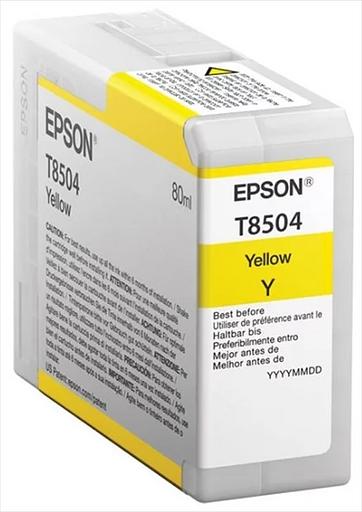 Картридж Epson T850 SC-P800 Yellow T850400 UltraChrome HD ink 80ml (C13T850400) фото 1