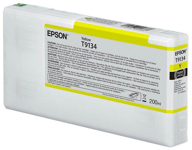 Картридж Epson T9134 Yellow Ink Cartridge (200ml) (C13T913400) фото 1