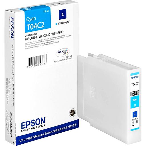 Картридж Epson WF-C81xx / WF-C86xx Ink Cartridge L Cyan (C13T04C240) фото 2