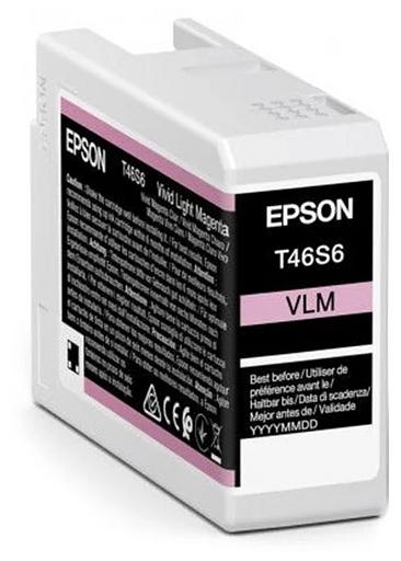 Картридж Epson SinglepackVividLightMagentaT46S6UltraChromeink25ml (C13T46S600) фото 1