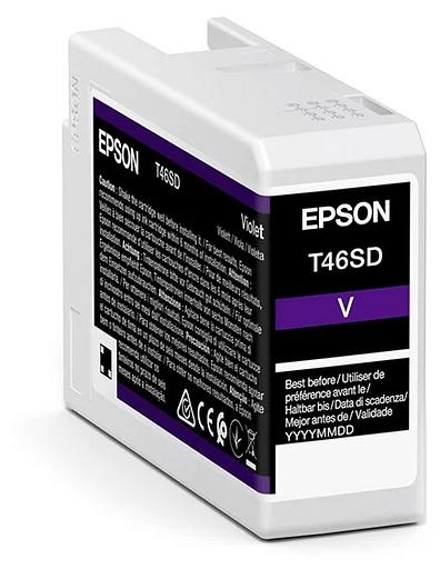 Картридж Epson SinglepackVioletT46SDUltraChromePro10ink25ml (C13T46SD00) фото 1