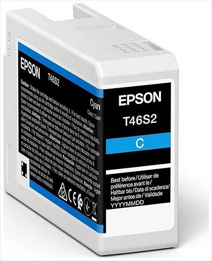 Картридж Epson SinglepackCyanT46S2UltraChromePro10ink25ml (C13T46S200) фото 1