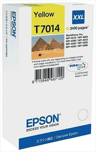 Картридж Epson WP 4000/4500 Series Ink XXL Cartridge Yellow 3.4 (C13T70144010) фото 1