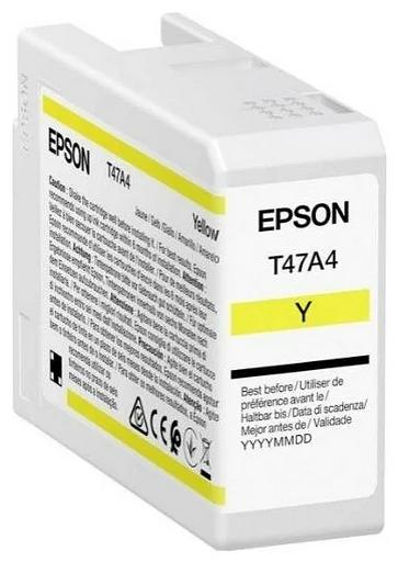 Картридж Epson SinglepackYellowT47A4UltraChromePro10inkink50ml (C13T47A400) фото 1