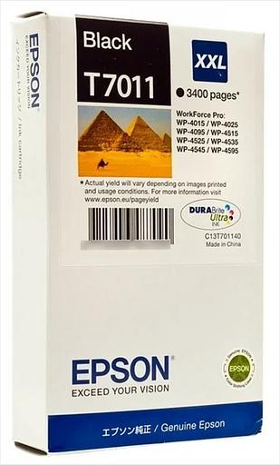 Картридж Epson WP 4000/4500 Series Ink XXL Cartridge Black 3.4k (C13T70114010) фото 1