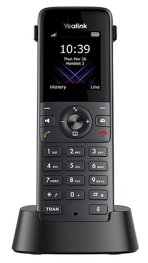 YEALINK DECT-трубка Yealink W73H SIP-трубка для W70B/W73P/W76P//W79P/W80B/W90B (W73H) фото 2