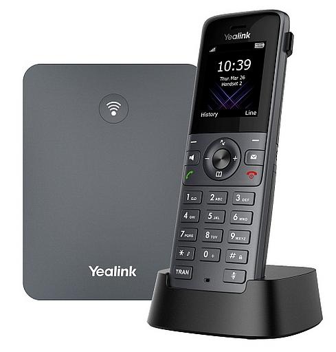 YEALINK DECT-трубка Yealink W73P DECT (база W70B+трубка W73H) до 10 SIP-аккаунтов, до 10 трубок на базу, до 20 одноврем. Вызовов (W73P) фото 1