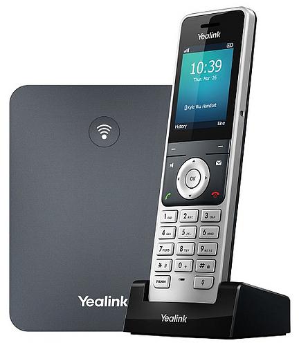 YEALINK DECT-трубка Yealink W76P DECT (база W70B+трубка W56H) до 10 SIP-аккаунтов, до 10 трубок на базу, до 20 одноврем. Вызовов (W76P) фото 1