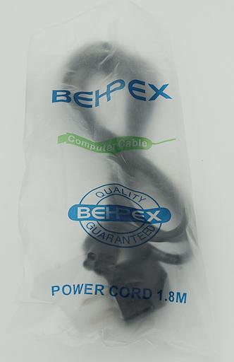 Кабель 469 IEC C5 (3-pin) Евровилка угловой 1.8м черный фото 2